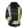 Men's High Visibility Hooded Black Safety Jacket